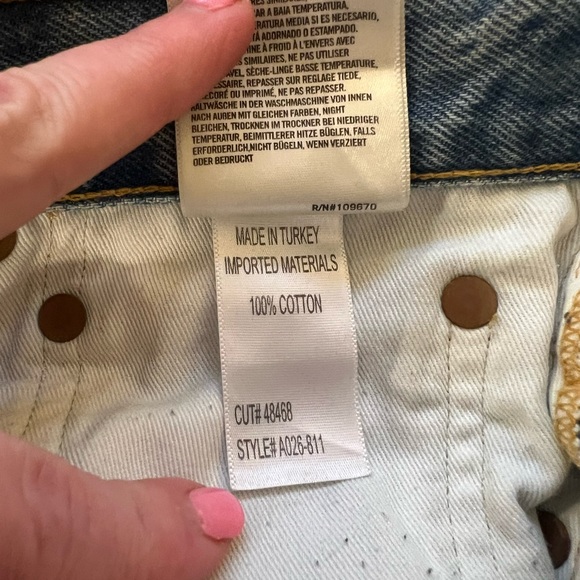 Agolde parker vintage cutoff short in swapmeet - Picture 5 of 7